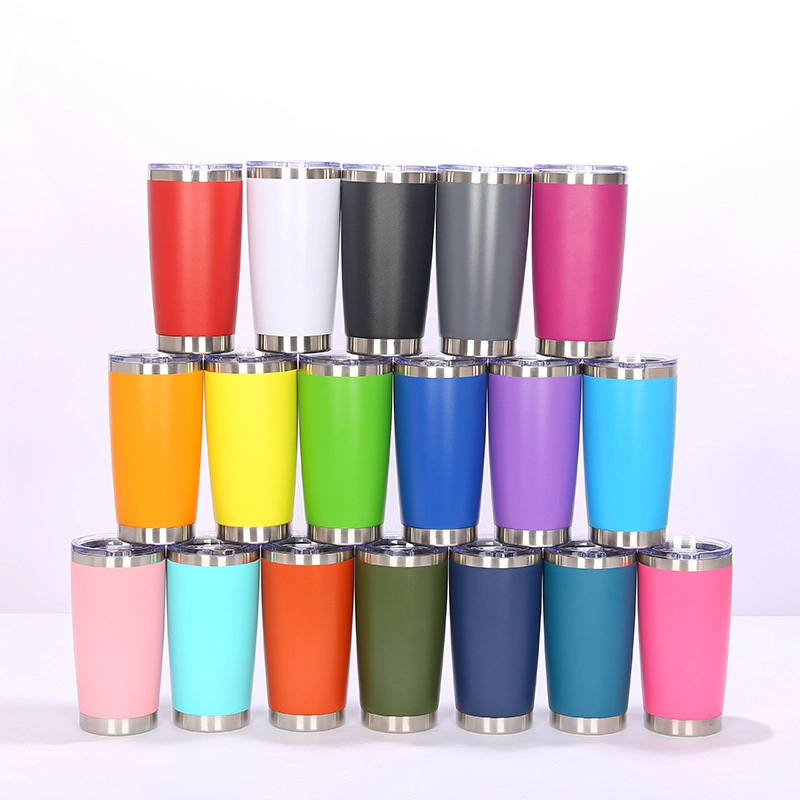 Double Wall Vacuum Insulated Travel Tumbler Cup 20oz Stainless Steel Tumbler