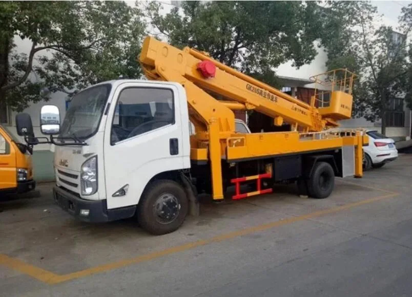 China Jmc 19 21 22 Metros de brazo telescópico de camiones de trabajo, el hombre carretilla elevadora