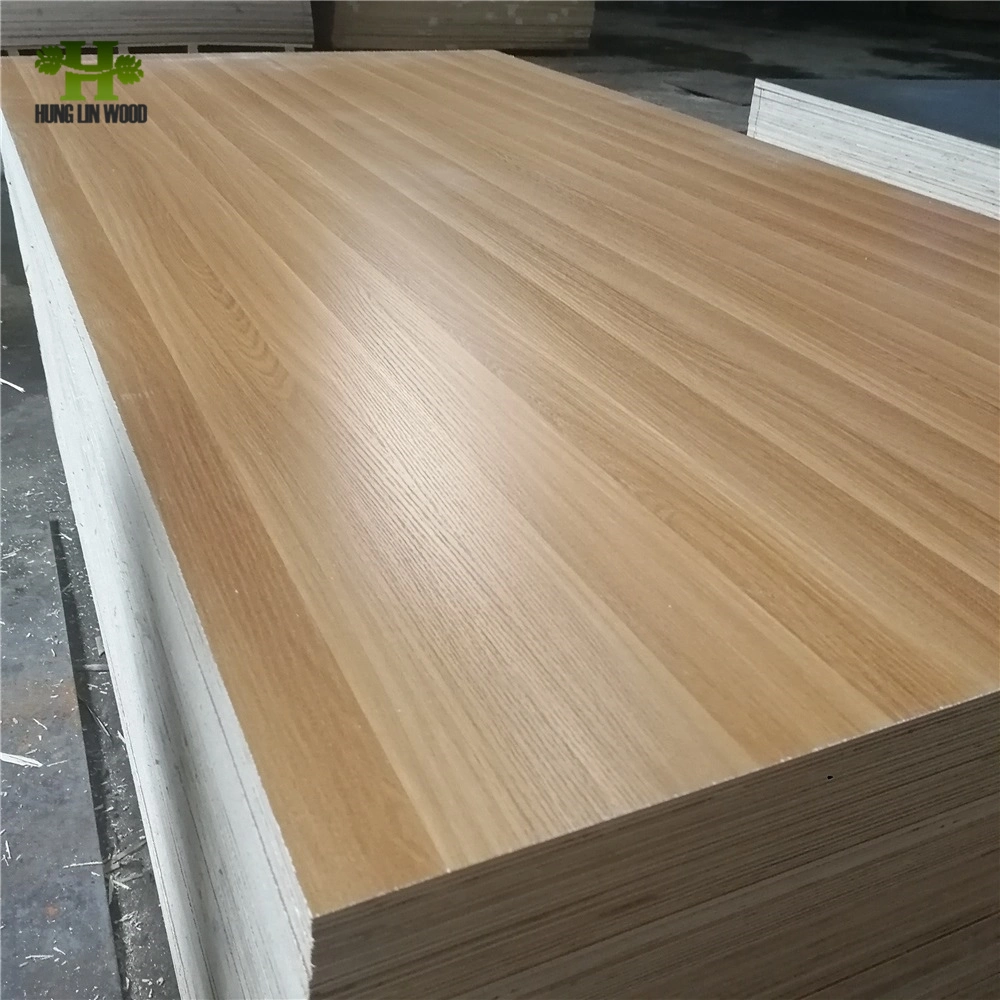 1220*2440mm E0/E1 Glue Hardwood/Poplar Core Melamine Coated Ecological Plywood for Furniture