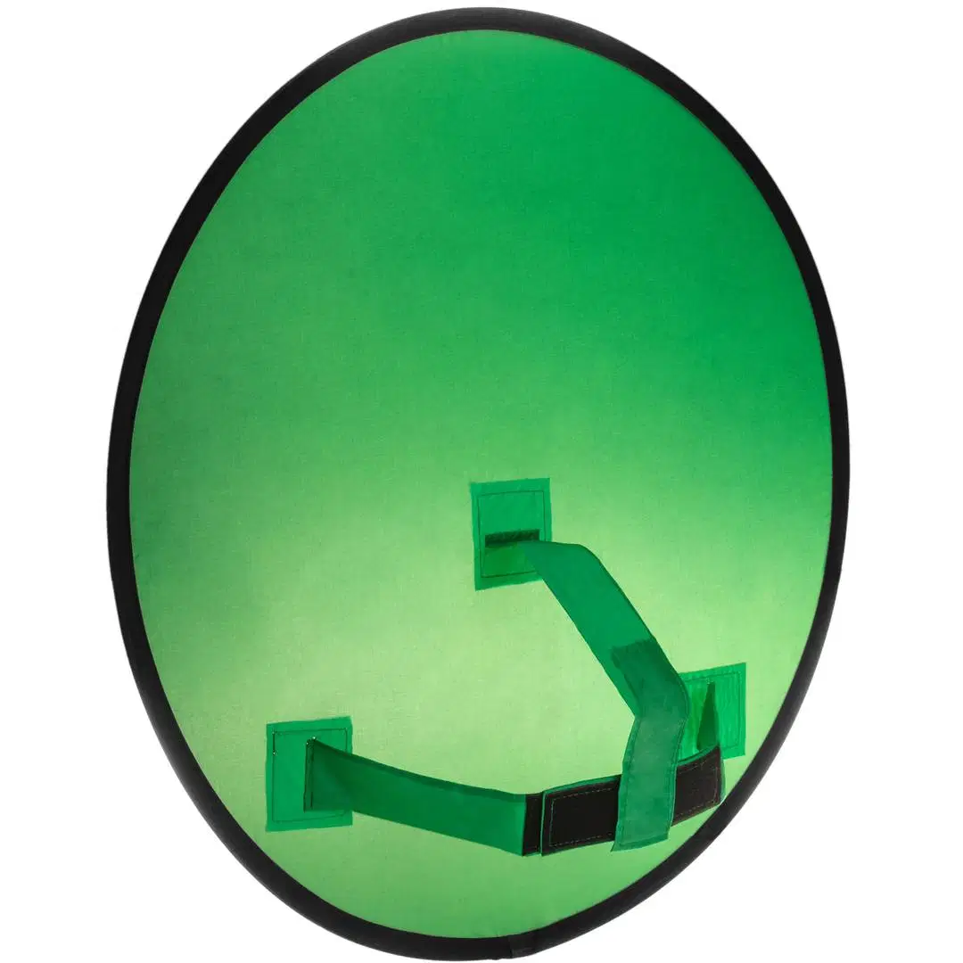 Ecrã verde Chroma Circular Portátil para cabeça e encosto de cadeira 110 cm