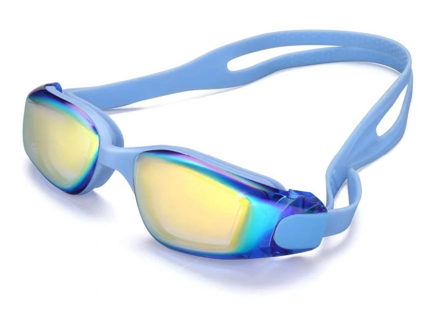 Unisex gafas de natación de adultos y jóvenes con correa ajustable Multicolor gafas de natación