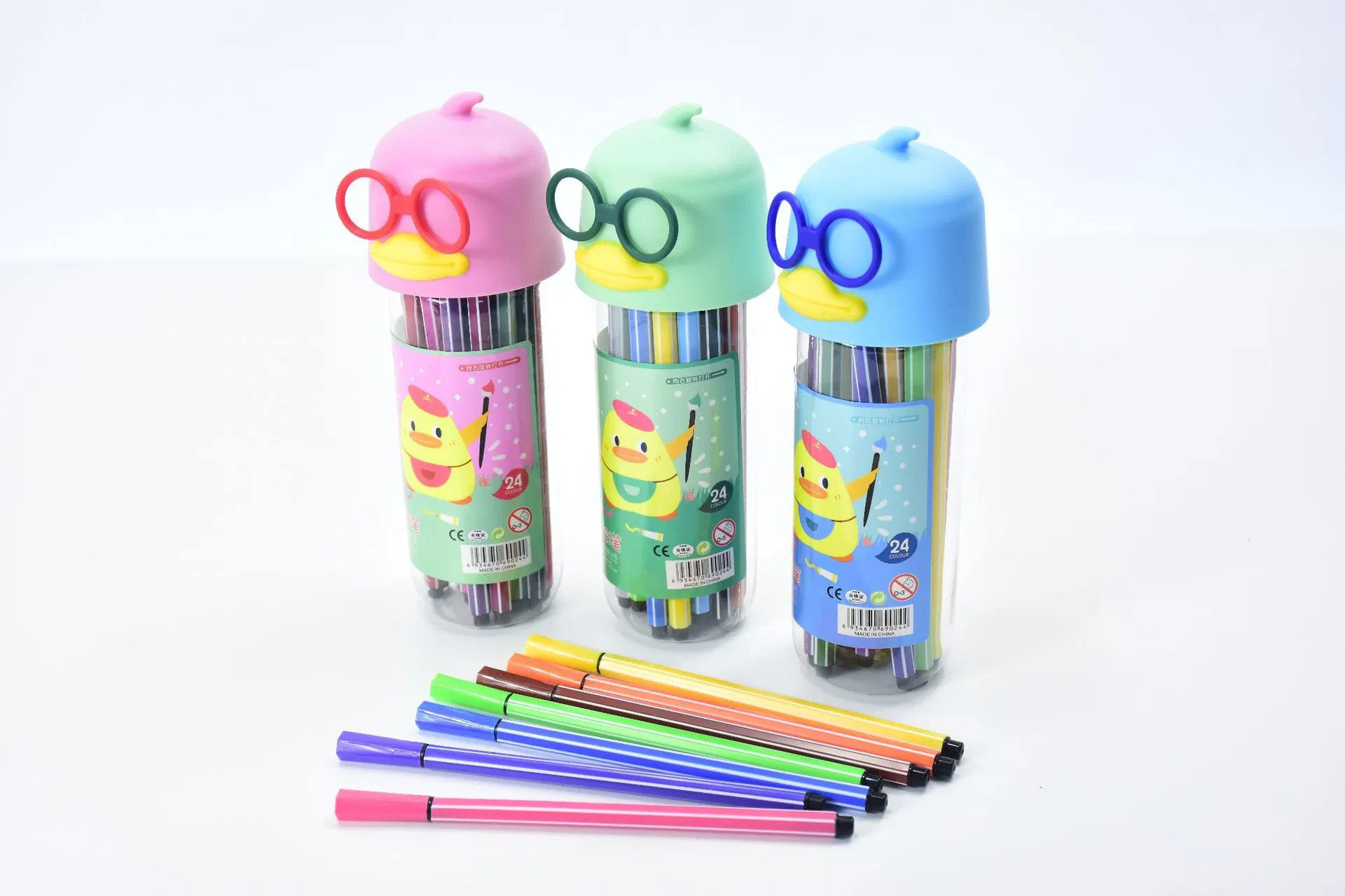 Duck Pens Barrel Painting Set Wholesale School Stationery Drawing Pen