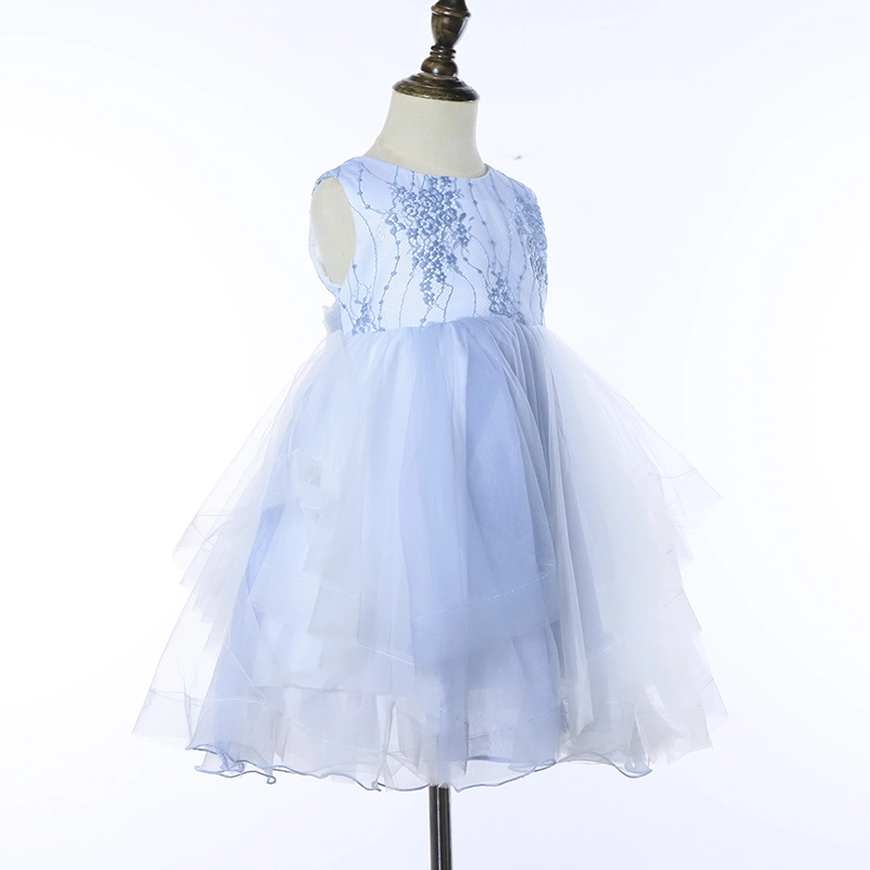 Fashion Baby Girl Clothes Sale Tulle Party Gown for Kids