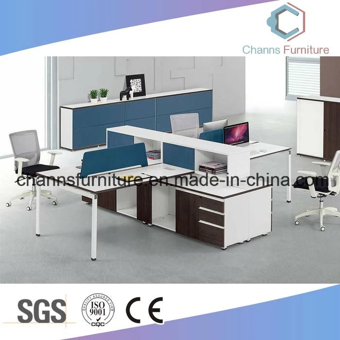 Modern Pink Office Furniture Wooden Cabinet Workstation