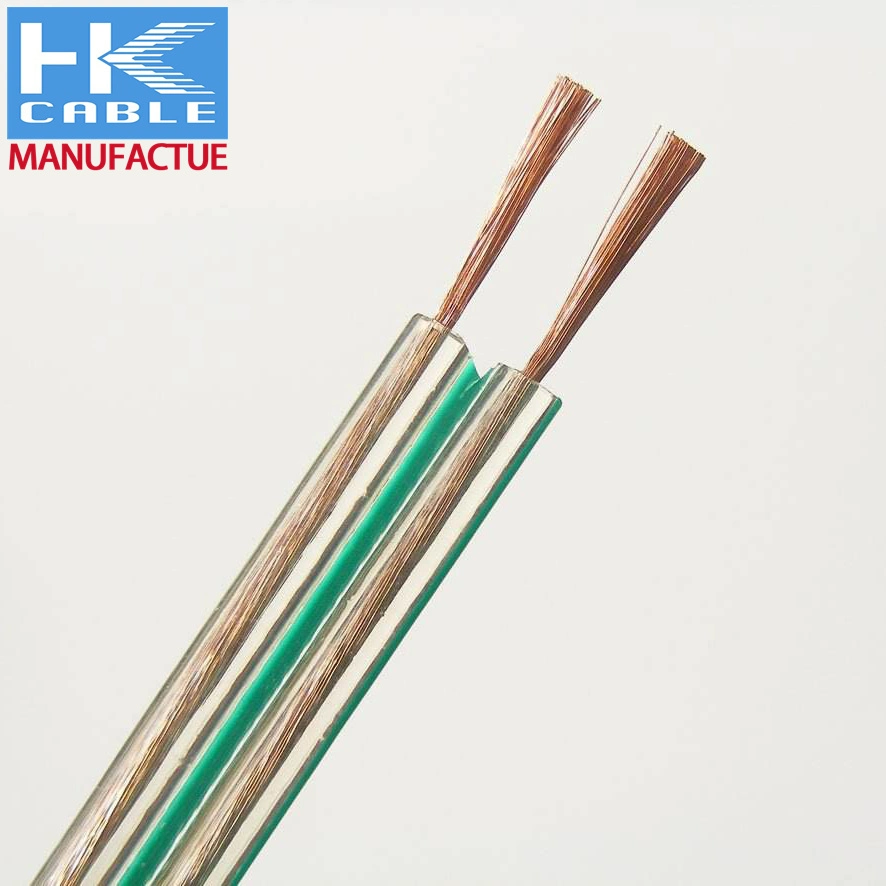 Customized Design High Quality Transparent Speaker Cable 8CT 4 Core