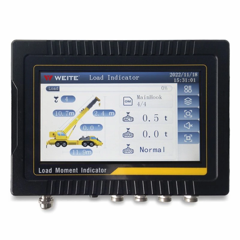 Crane Remote Monitoring System with Hydraulic Crane Load Moment Limiter System