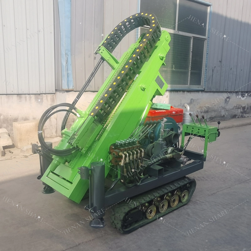 Screw Ground Installation Machine Rotary Drilling Dig Solar Pile Driver Machine Crawler