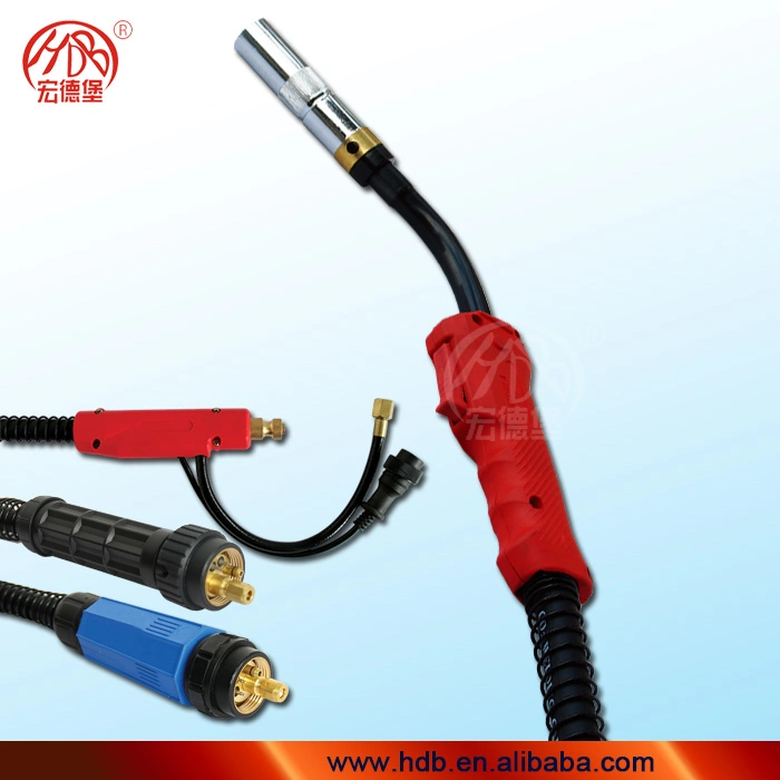 CO2 Gas MIG / Mag Copper Industrial Cable Welding Torch