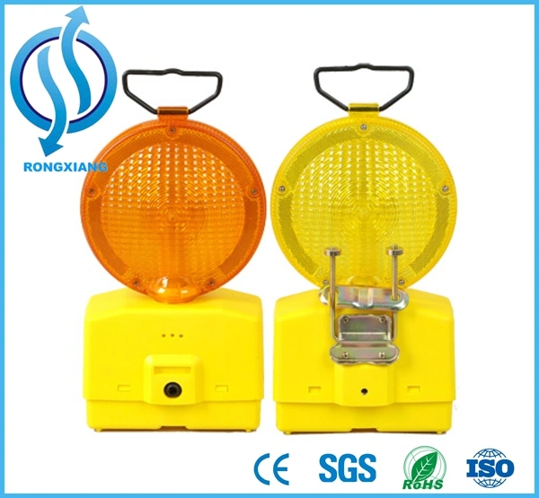 Ce & RoHS Approved Solar LED Yellow Flashing Warning Light