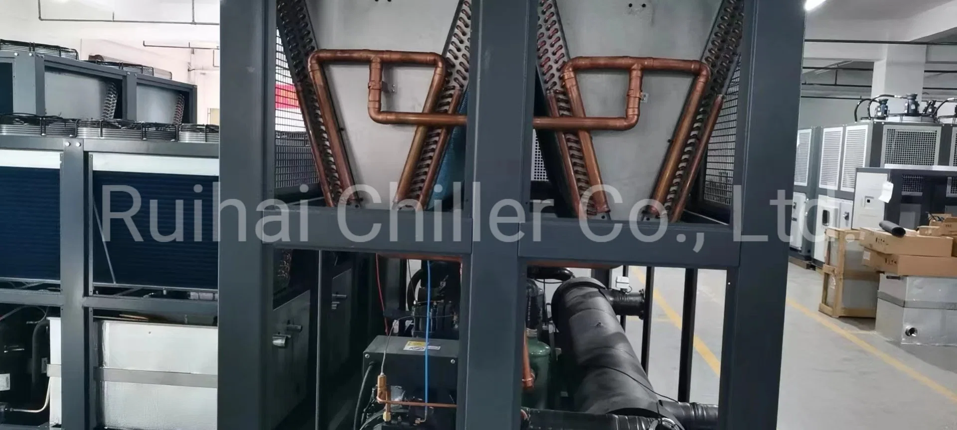 Rhp-110as Screw Chiller for Cooling Multiple Injection Molding Machines