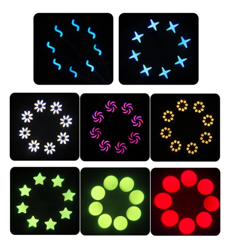 100W Mini LED Cabeza Moviles Luces PARA Discoteca