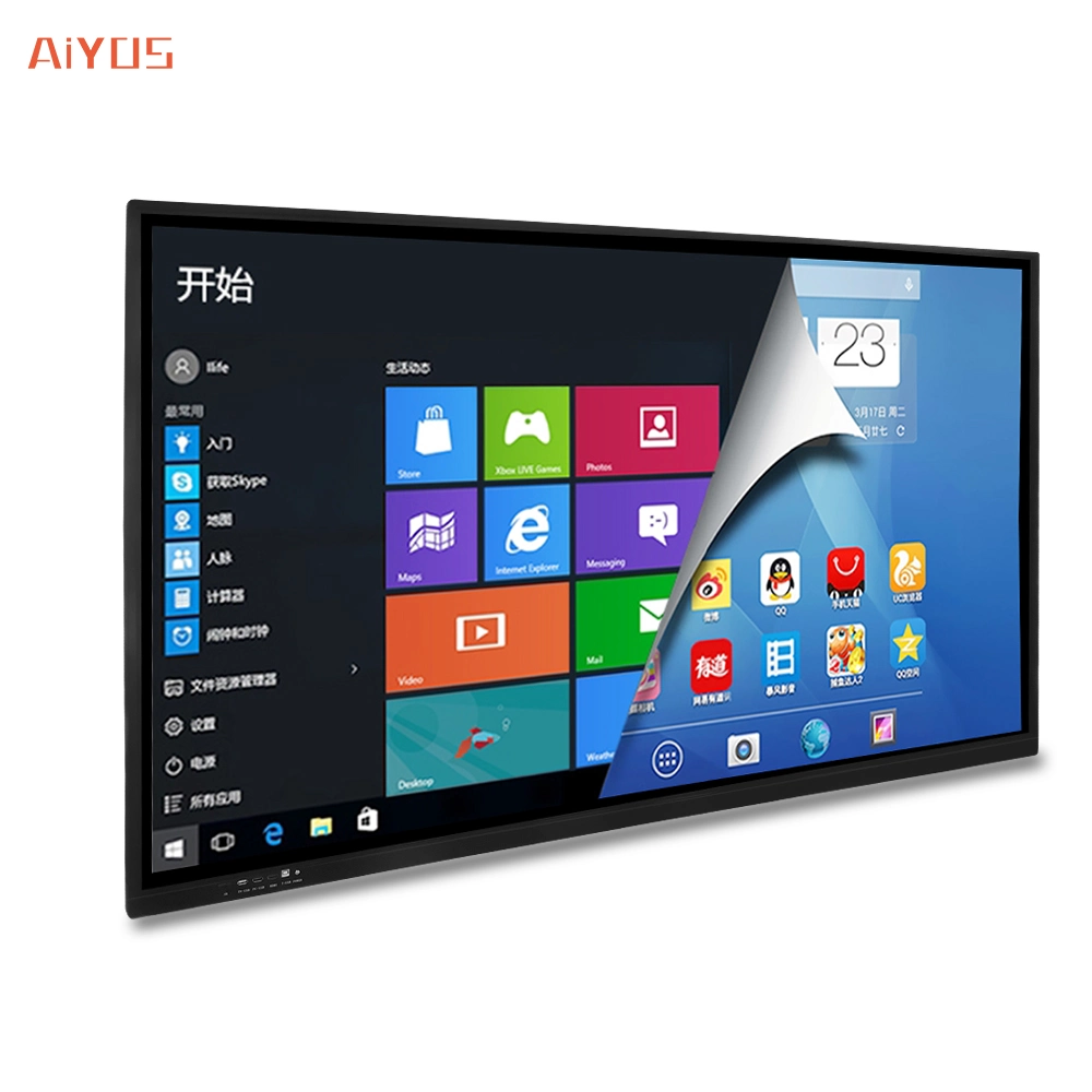 98 Inch LCD Interactive Display Screen Digital Smart Whiteboard Flat Panel