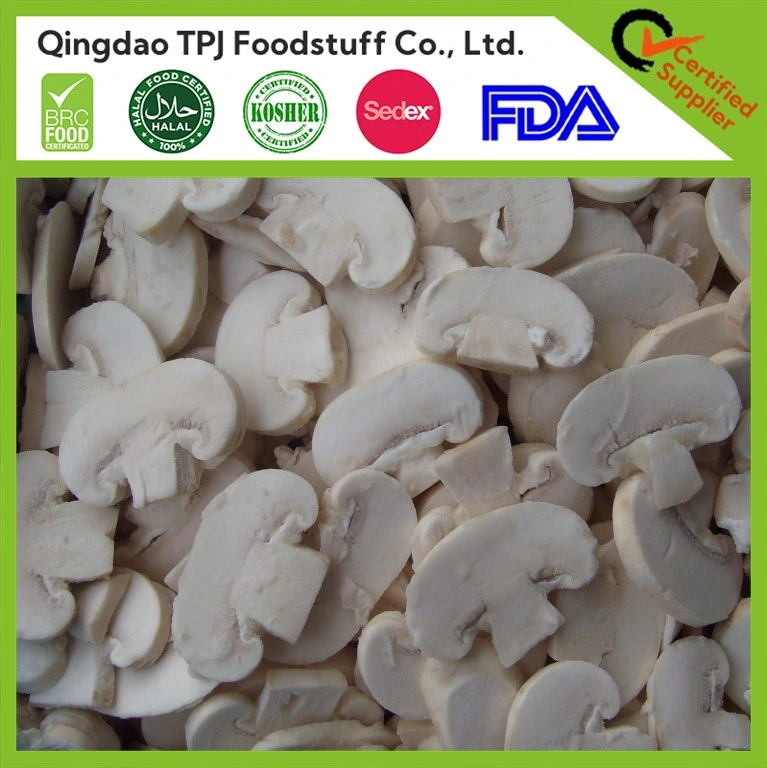 High quality/High cost performance  Good Price Frozen Mushroom IQF Champignons Specification: Slices 20-60mm/20-65mm