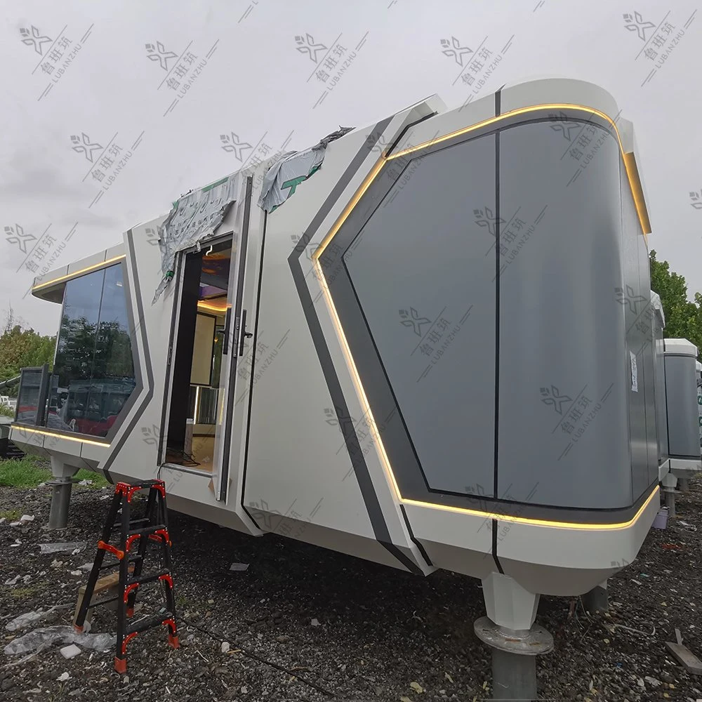 Customize Large Size Capsule House Steel Structure Mobile Hotel Modular Homes for Resort Hotel