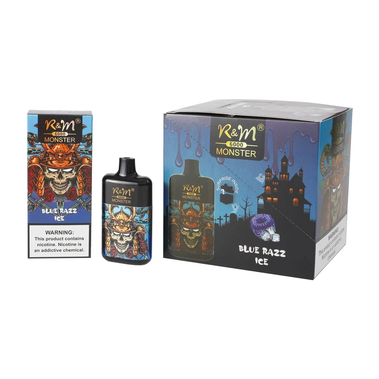 R&M Monster 6000 Puffs Wholesale/Supplier Disposable/Chargeable Vape E Cigarette 13 Ml E-Liquid