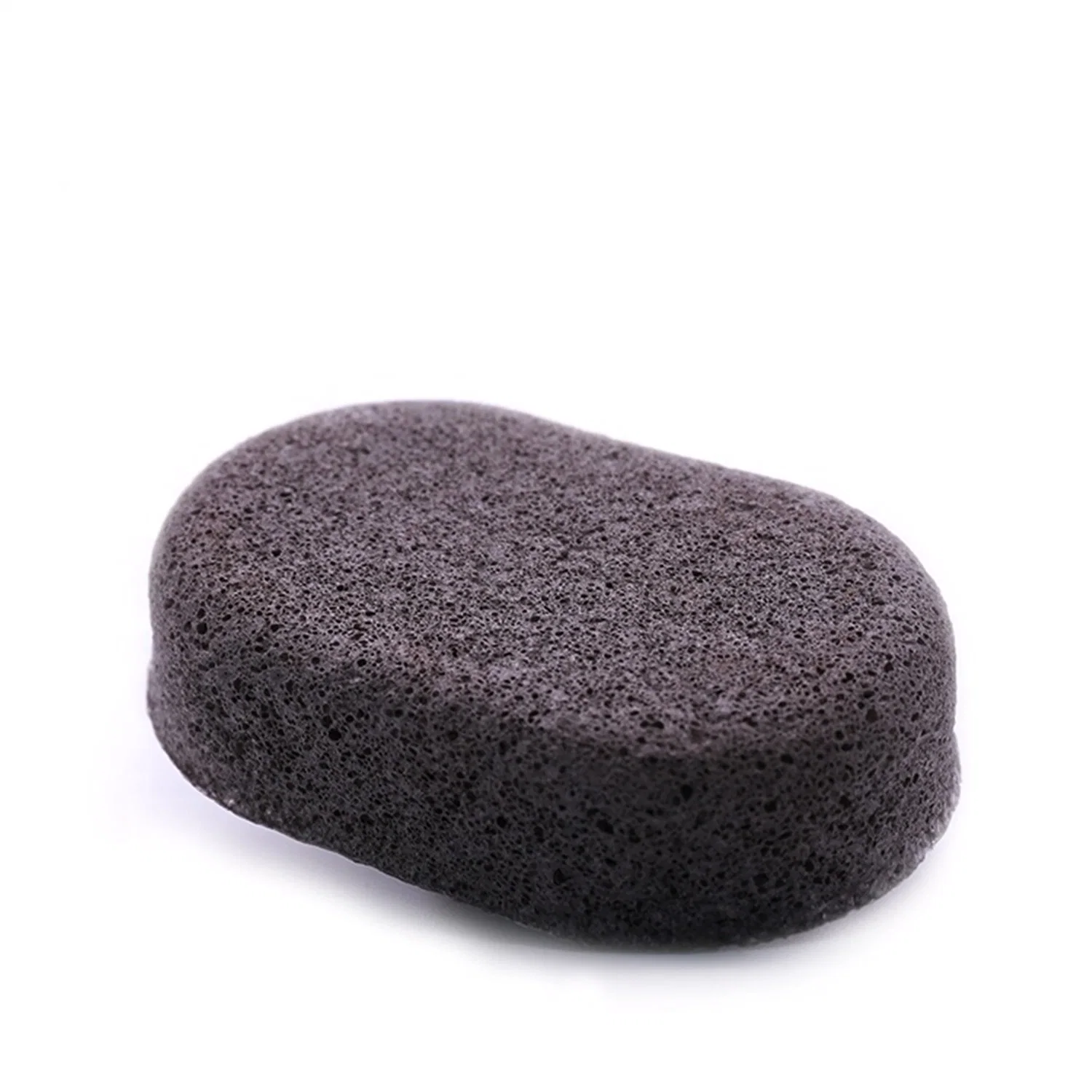 Biodegradable Konjac Sponge Half Ball Shape Good Selling Black Bamboo Charcoal