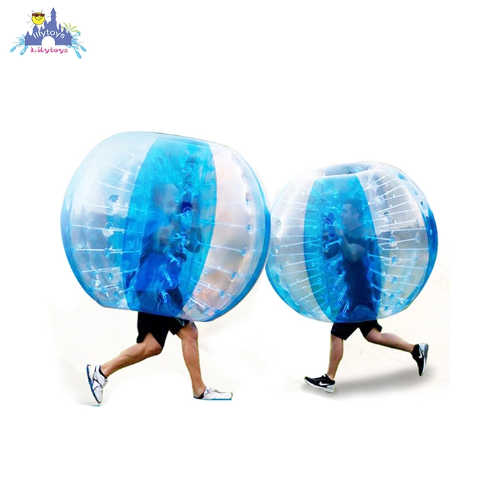 Zorb Ball com cor corpo transparente globo insuflável de bolas infláveis para exterior