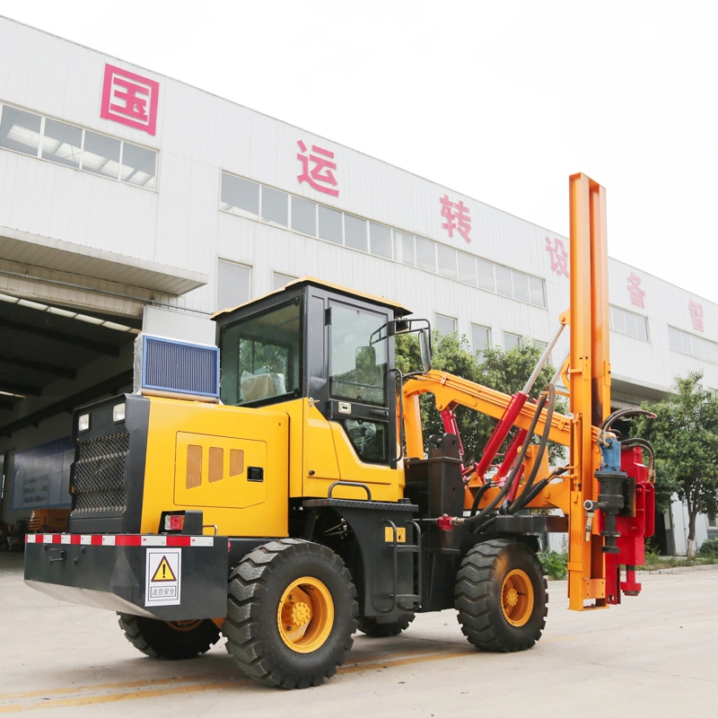 Hydraulic Hammer Pile Driving Machine PV Power Station Ground Drilling Machine Solar Pile Driver