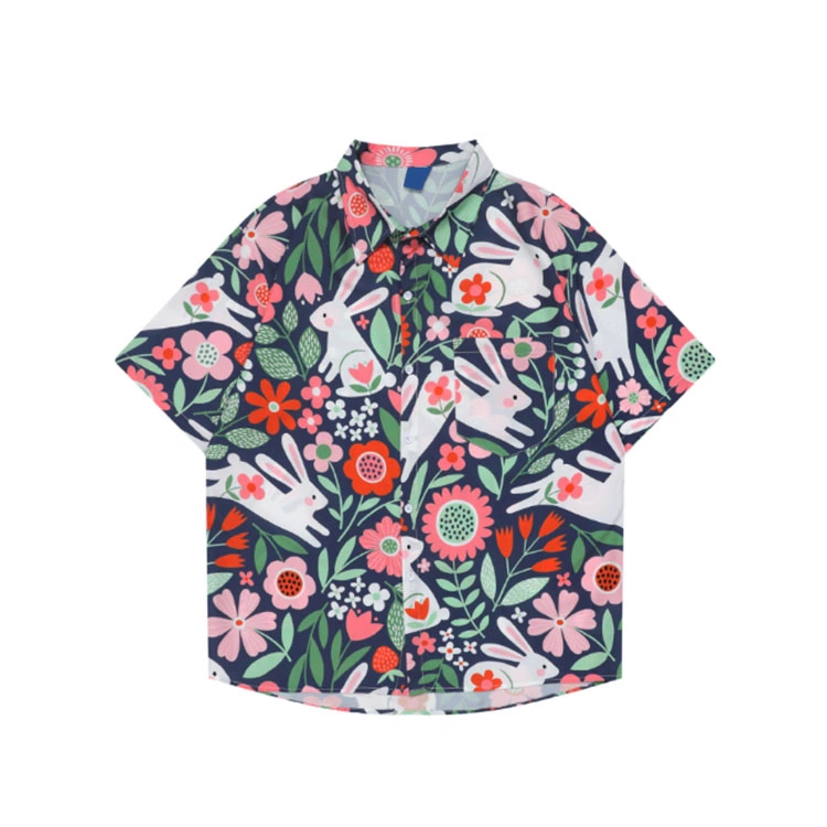 Wholesale/Supplier Hawai Style Men's Shirt Beach Floral Short Sleeve Shirts Casual Leisure Comfort Beach Mens