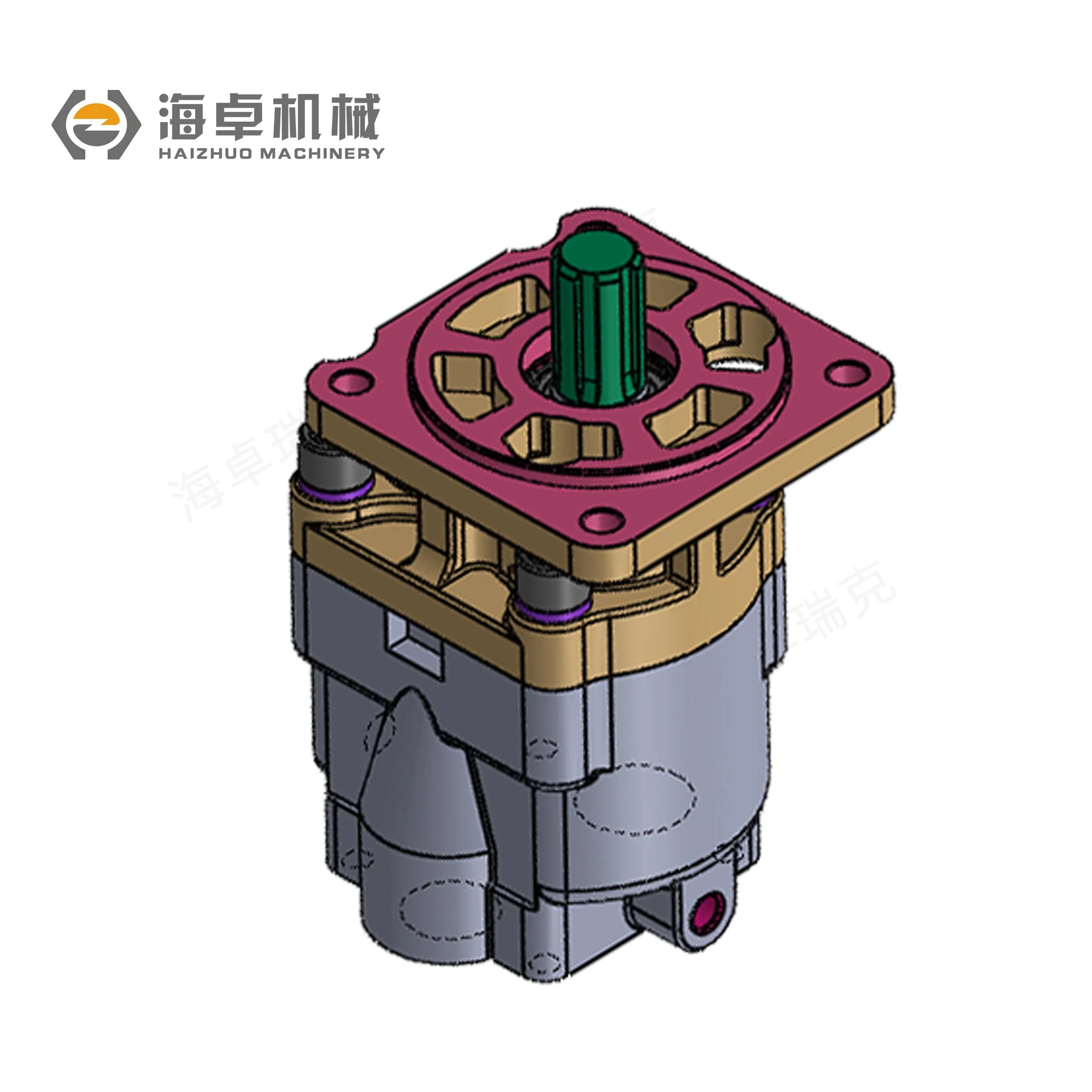 Fournisseur chinois de pompe à engrenages hydraulique à haute pression à déplacement fixe Cbl80/100cc pour camion benne alternative à Hyva.