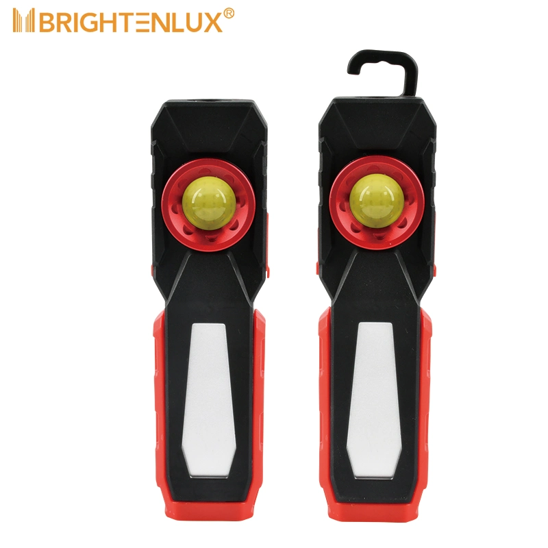 Voiture Brightenlux Outdoor réglable Banque d'alimentation multifonction Portable Rechargeable USB Mini-COB LED Lampe phare de travail avec 4 modes