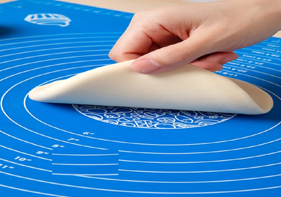 Dough Rolling Mat with Measurements Silicone Baking Mat Kneading Mat Baking Tool Esg14410