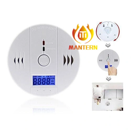 Household Dedicated Fire Alarm Detector Intelligent Smoke Carbon Monoxide Detection Alarm