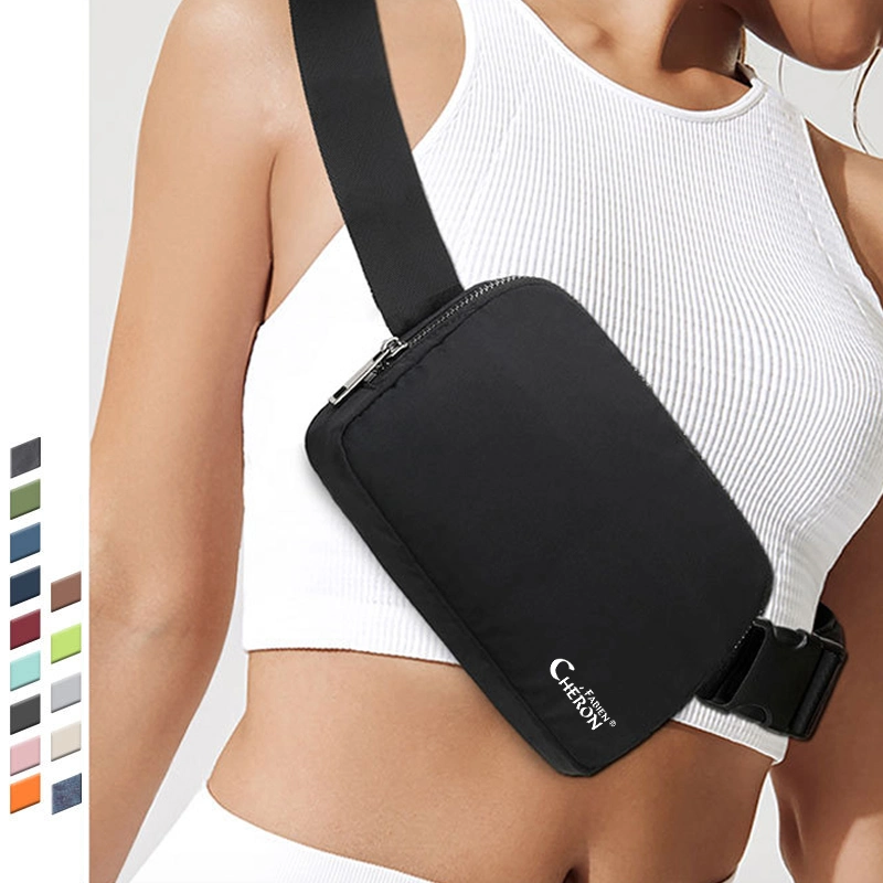 Resistente al agua resistente a la moda Hombre Mujer ejecutando Bum Bolsa Cintura Fanny Pack con correa ajustable