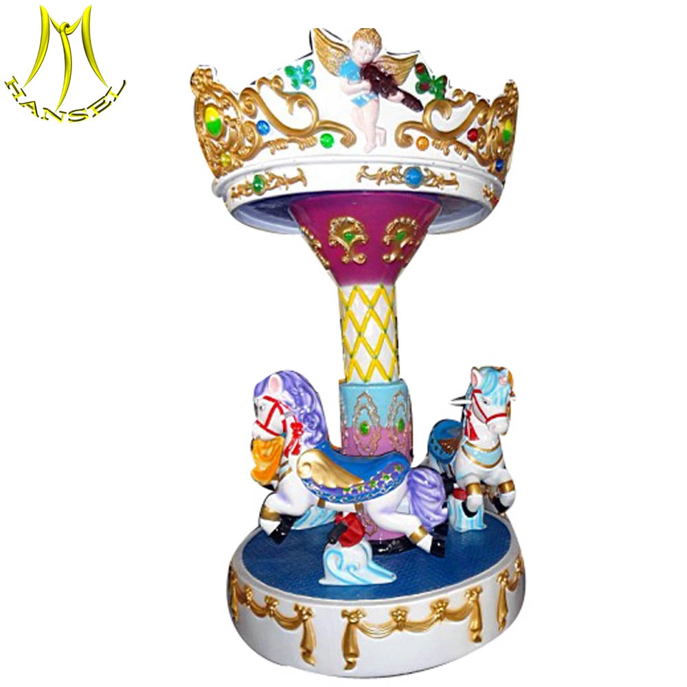 Hansel Venta caliente Monedas Tren Castillo Merry Go Round para la venta