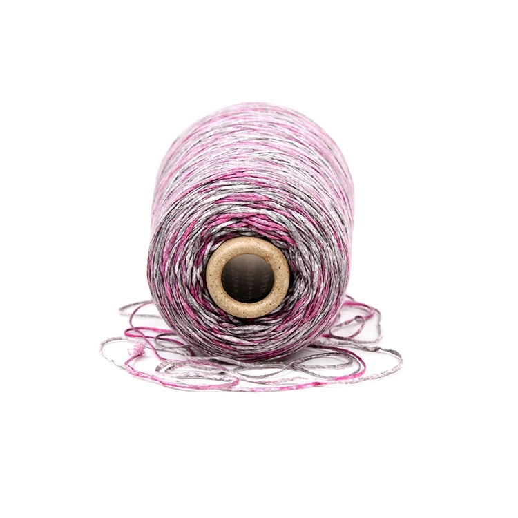 Kingeagle Wholesale/Supplier 100% Acrylic Dyed Fancy Tape Yarn for Crochet