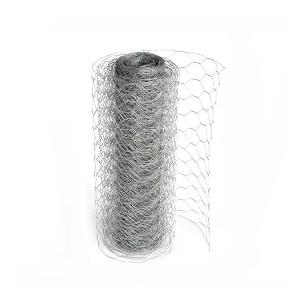 Malla de alambre hexagonal galvanizado recubierta de PVC malla de pollero cercada