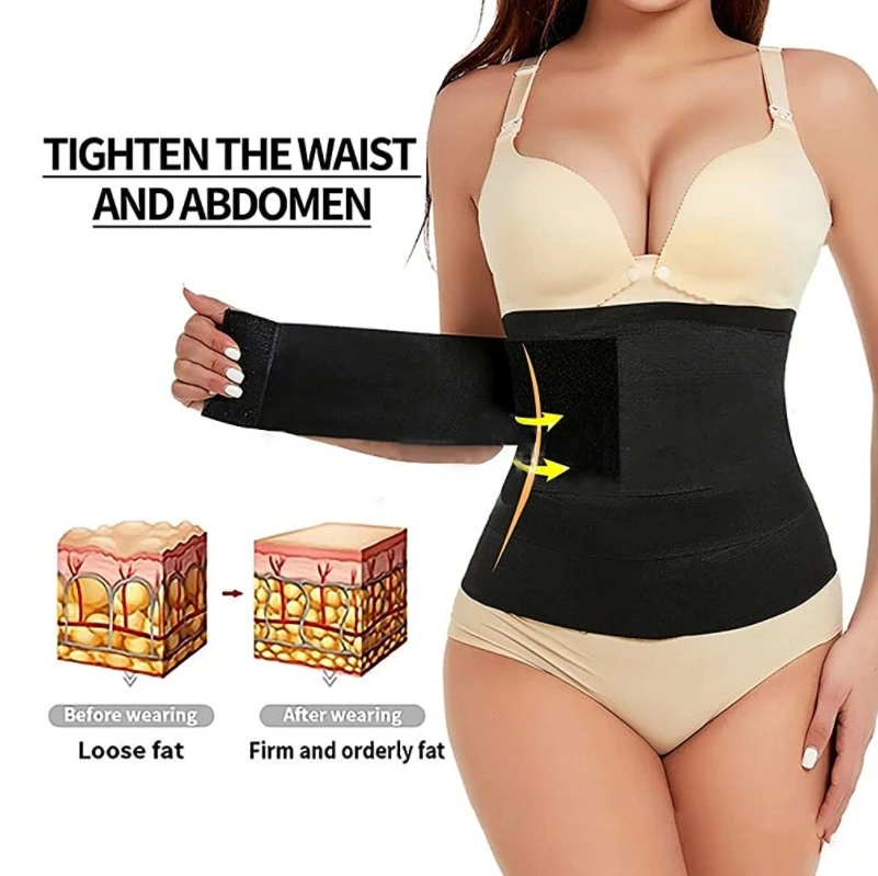 Amazon Hot Selling Women Snatch Me up Bandage Wrap Waist Trainer Waist Wrap