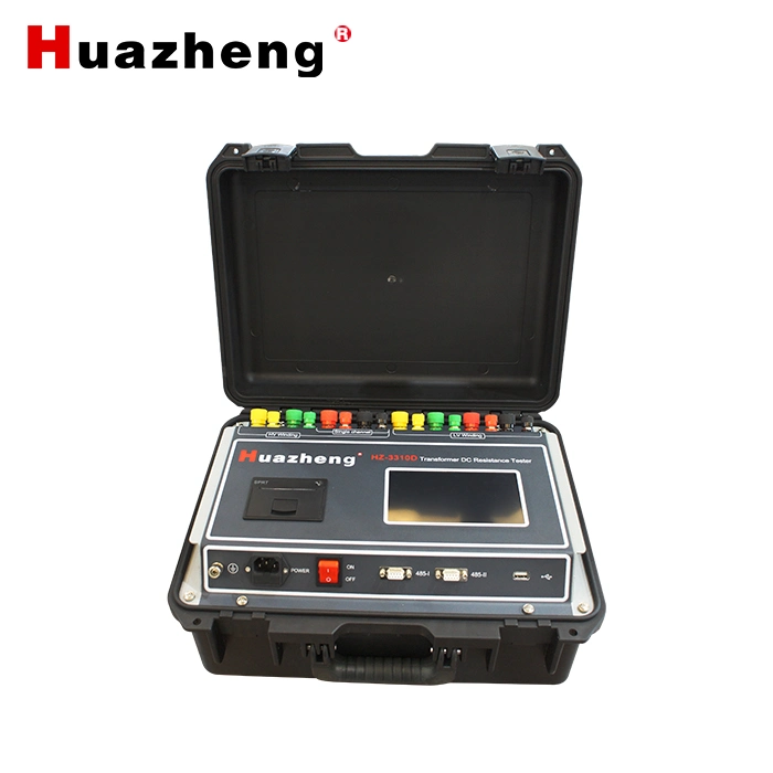 Hz-3310d Three Phase Power Transformer Winding Resistance Meter 3 Channels DC Resistance Tester