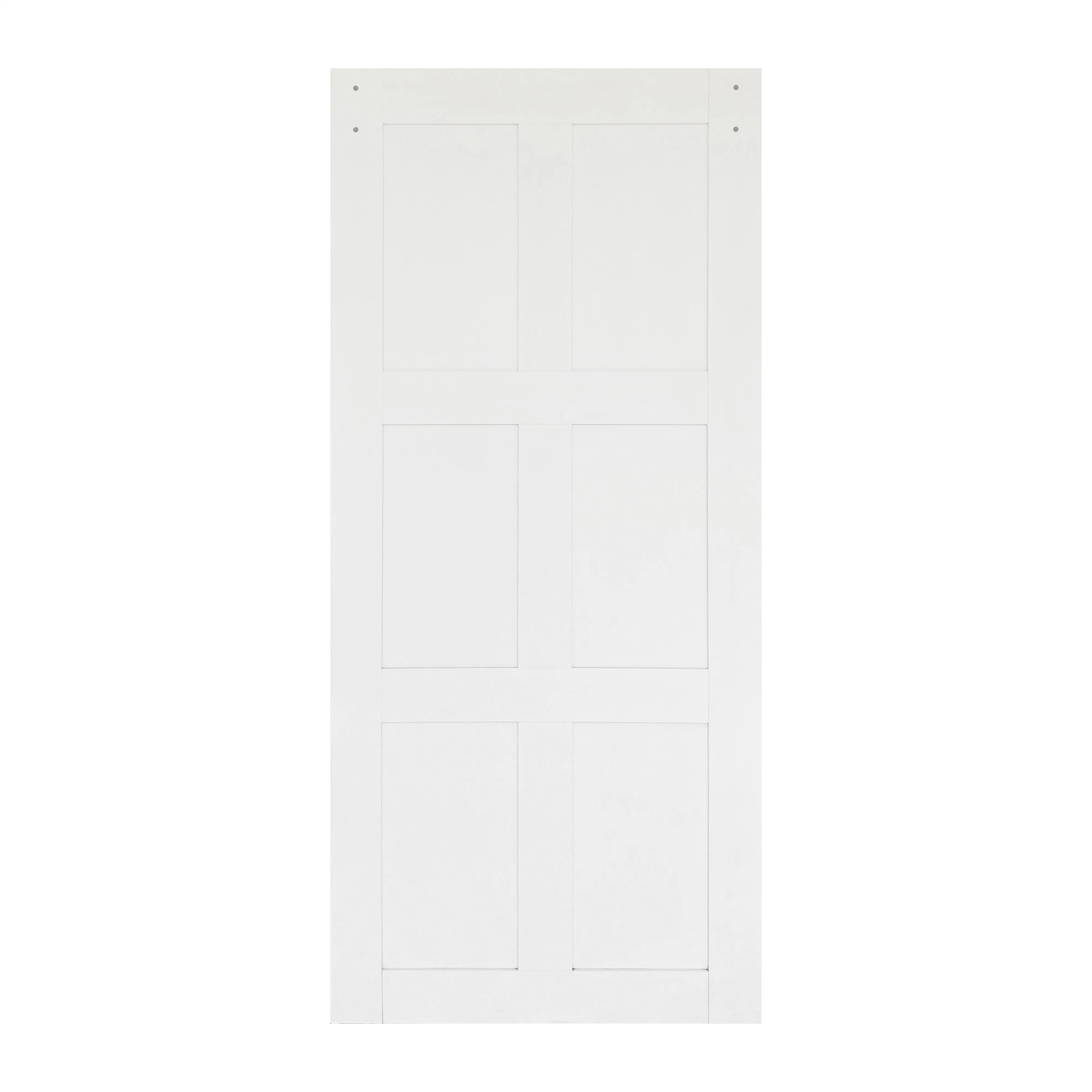 Wholesale/Supplier Easy to Install White PVC Film Sliding DIY MDF Barn Door with Hardware