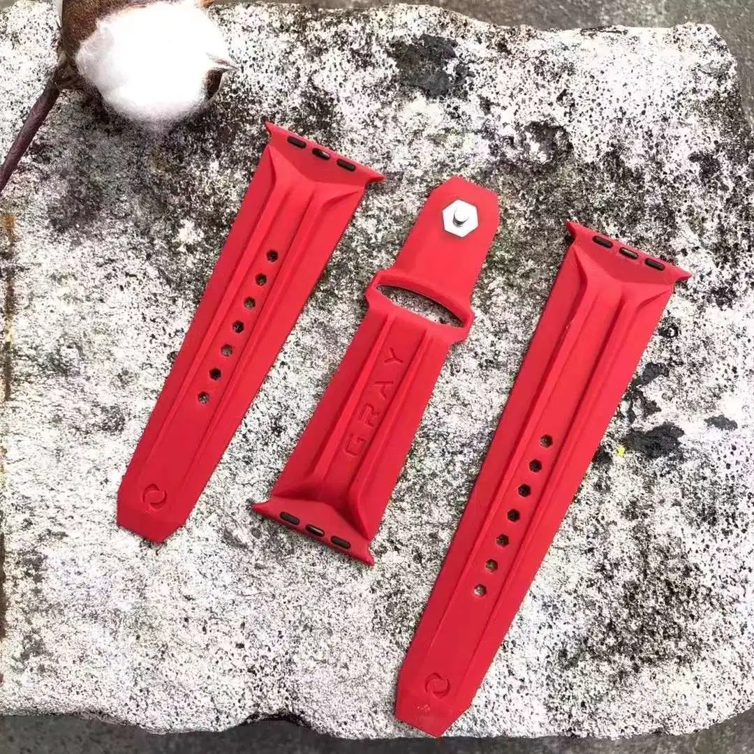 Multi-Color Silicone Watch Straps Suitable for Various Models