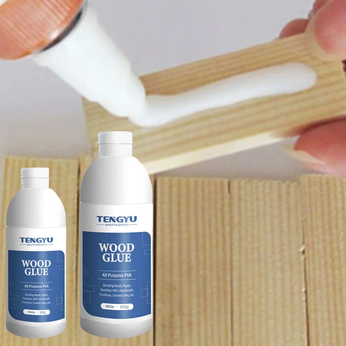 35% Solid Content Wood Glue PVAC Waterproof White Woodwork White Glue