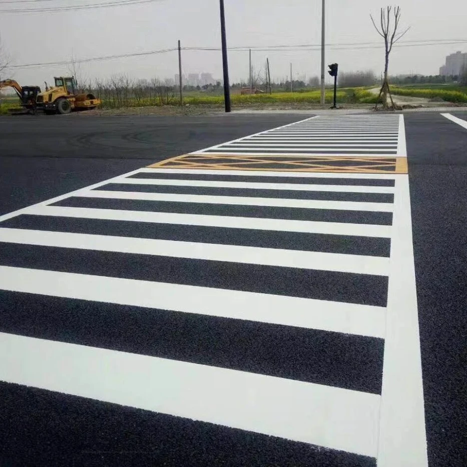 Solvent Based Liquid Cold Plastic Acrylic Resin Road Marking Paint White Yellow and Custom Color