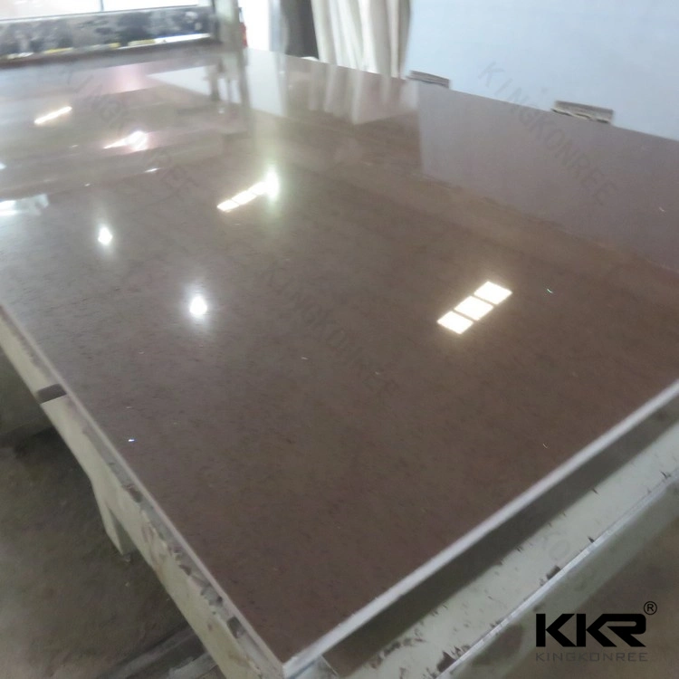 Kingkonree Artificial Stone Engineer Quartz Stone Slab for Floor Tile