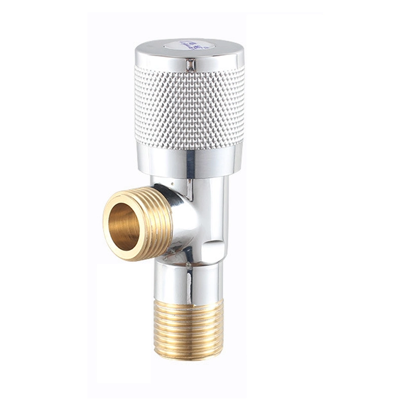 Stainless Steel Hot and Cold Inlet Valve Bathroom Faucet Stop Valve