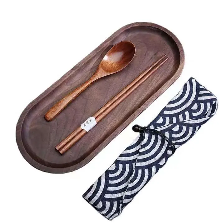 Japanese Creative Portable Spoon Chopsticks Fork Three Piece Set