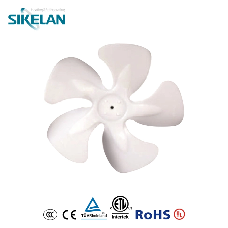 Custom AC Electric Motor Cooling Parts 5 Plastic Fan Impeller Blade