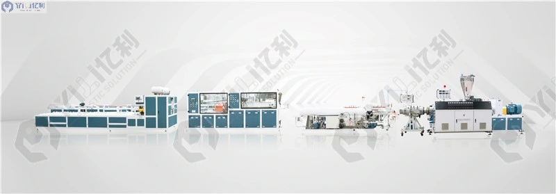 16-630mm Sjz-80/156 Conical Twin Screw PVC/UPVC Pipe Extrusion Line with High Quality