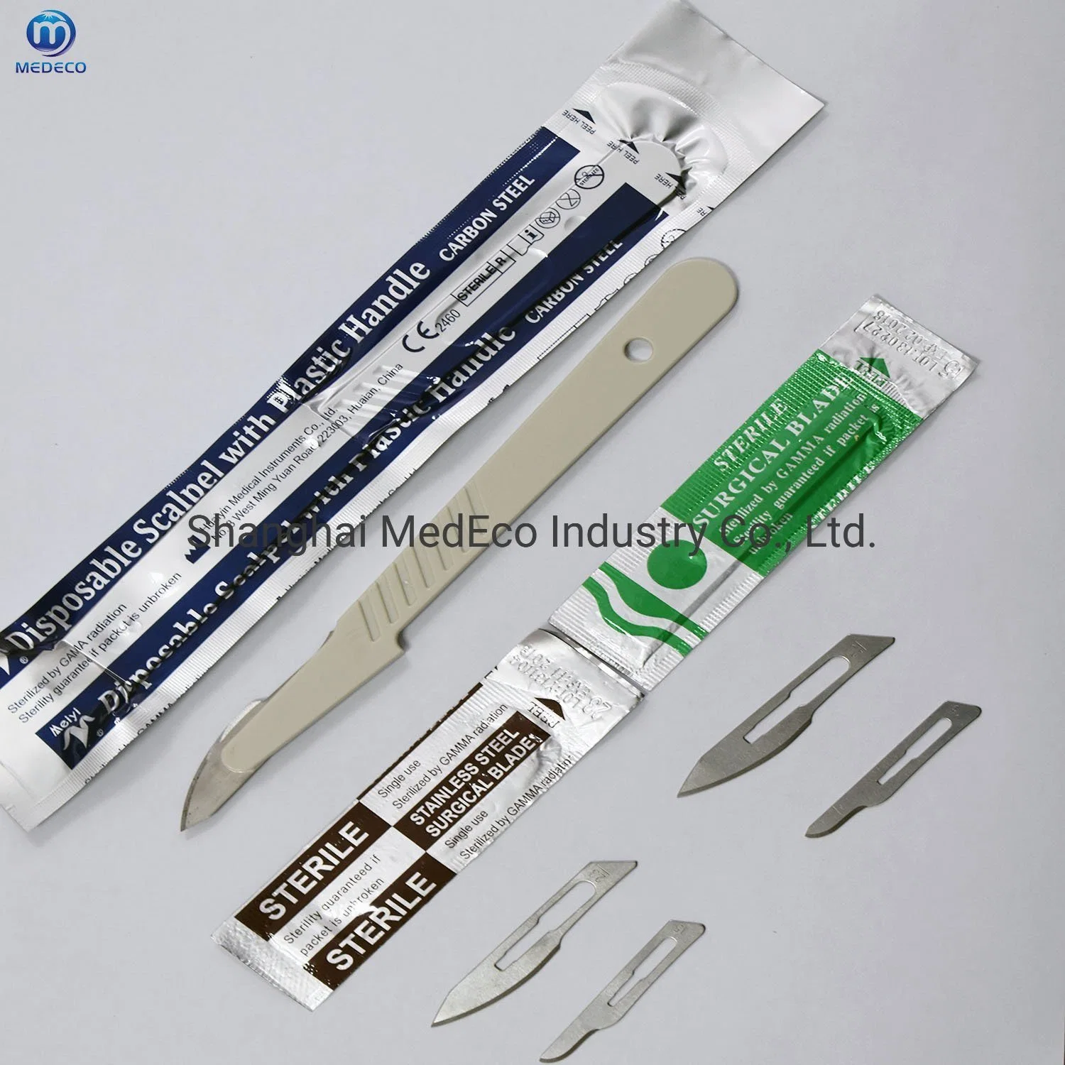 CE Marked Medical Sterile Disposable Carbon Steel Surgical Blade