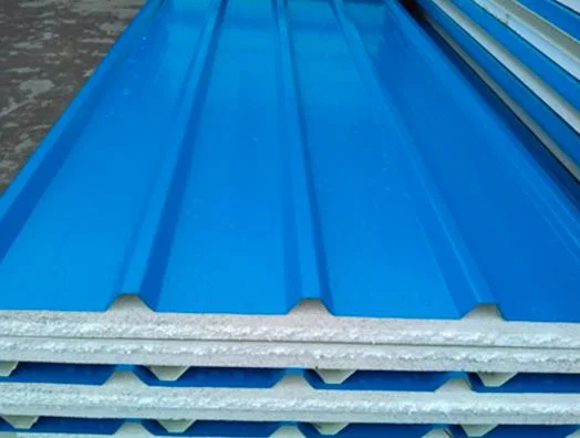 High Density 50mm/75mm/100mm/150mm/200mm Thickness EPS/Polystyrene Foam Sandwich Panel for Wall/Ceiling/Roof/Partition