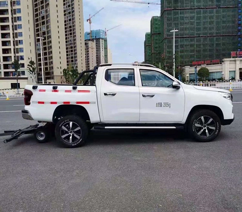 Changan 165HP 4X4 4X2 Venda Direta de Fábrica Caminhão Guincho Basculante de Estrada de 4t com Tração nas Quatro Rodas e Luz para Remoção de Obstáculos