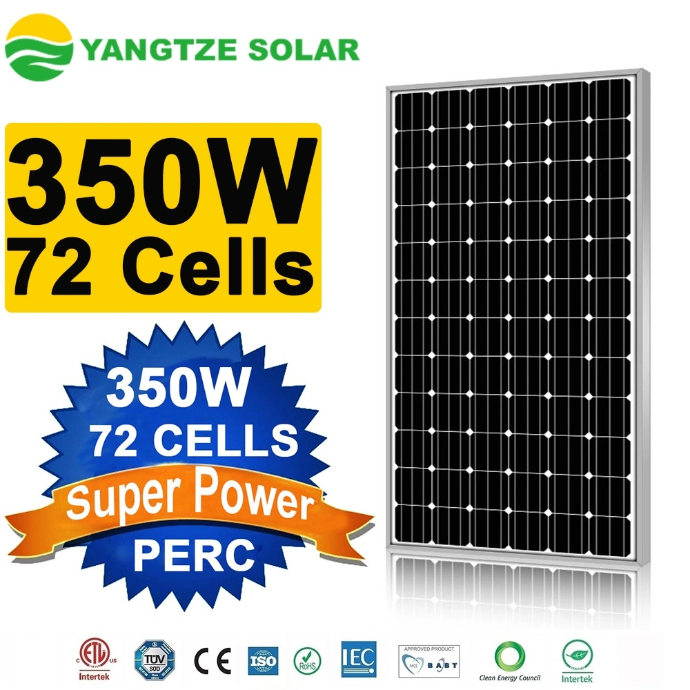 Yangtze 350W Poly Photovoltaic with Glass and Combiner Box for Home System