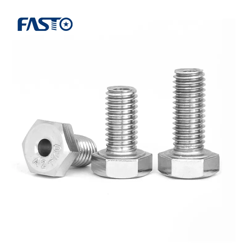 M6 Stainless Steel Hex Hollow Bolt for Boat Parts Fasteners