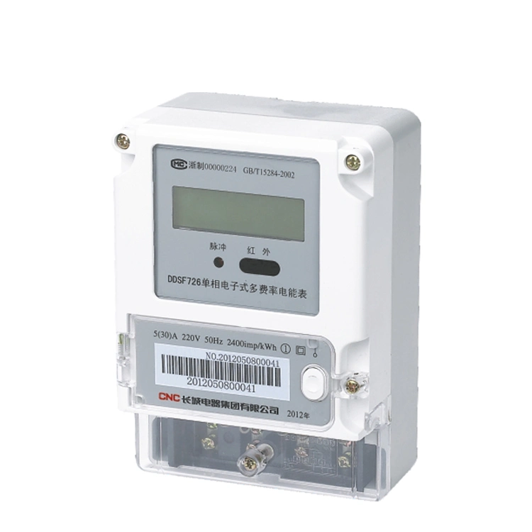 Single Phase Class1.0 Active Energy Meter 2 Wire