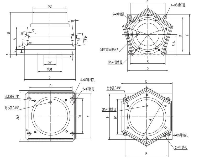 Zubehör Für Nc-Revolvermaschine Der Serie Ak27