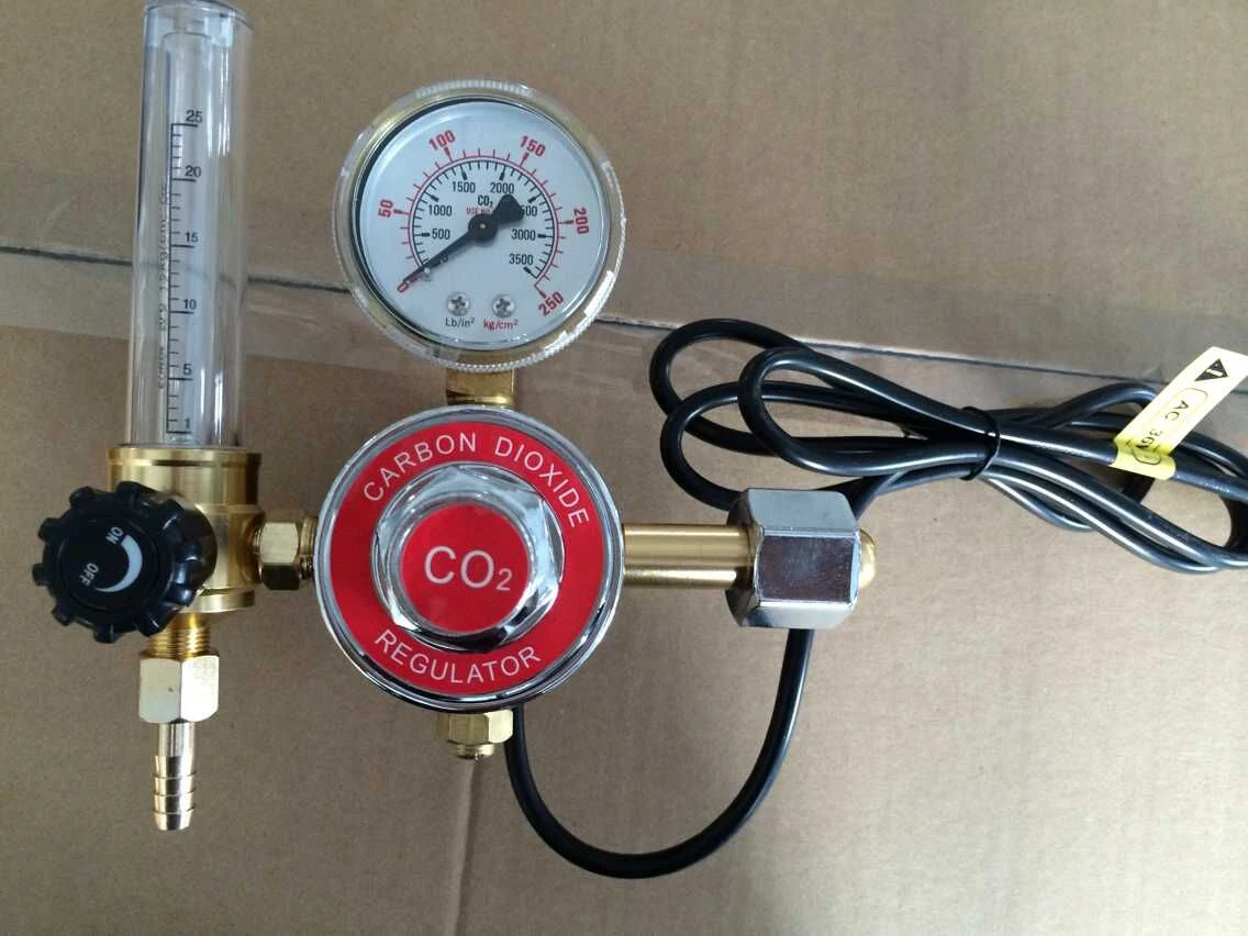 American Type Heavy Duty MIG Welding Argon CO2 Gas Regulator Flowmeter